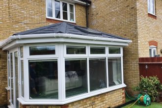 After conservatory roof victorian