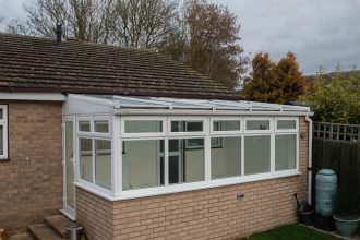 Conservatory lean to roof