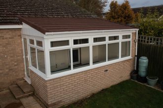 Lean to roof conversion