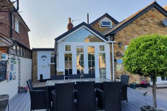 Sunburst conservatory roof